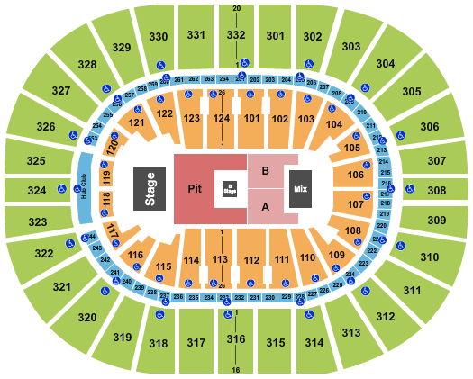 Smoothie King Center Nine Inch Nails Seating Chart